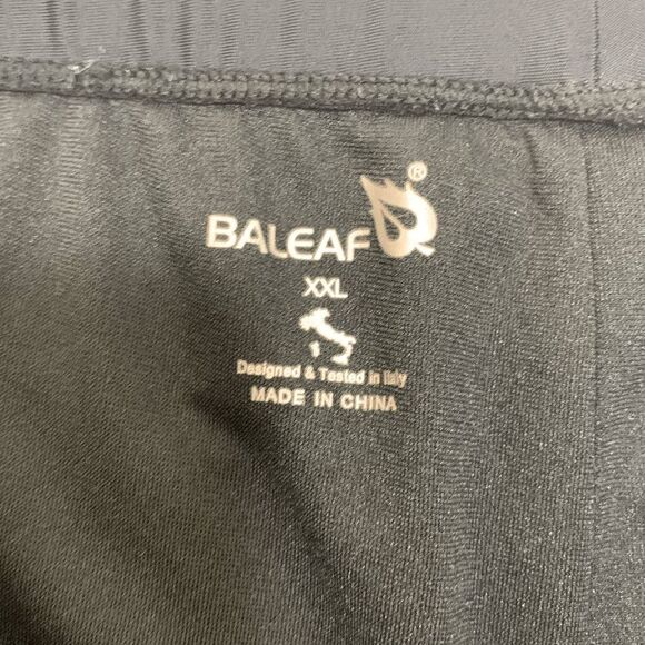 Baleaf womens Athletic Boxer Cycling Shorts Stretch Black XXL - Picture 3 of 4
